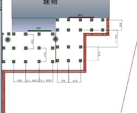 ＡＲ＿ＣＡＤで描いたウッドデッキの図面