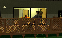 ラティスフェンス９００ミリ夜の見た目正面