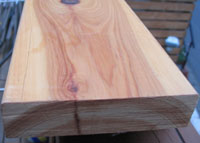 オーストラリア桧の表面