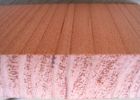 レッドウッドの断面と表面