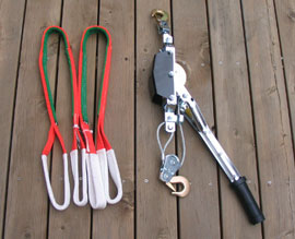 ジャッキとスリング