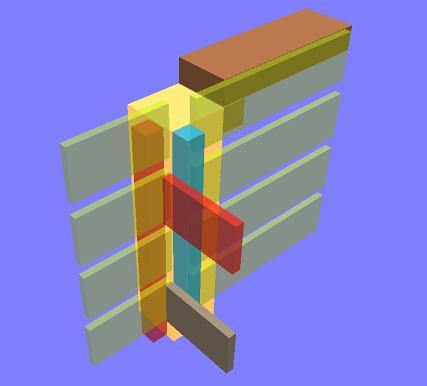 フェンス材の取りまわし方