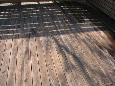 ウッドデッキの現状